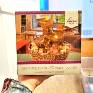 Home Elements Cascading Pools LED Water Fountain